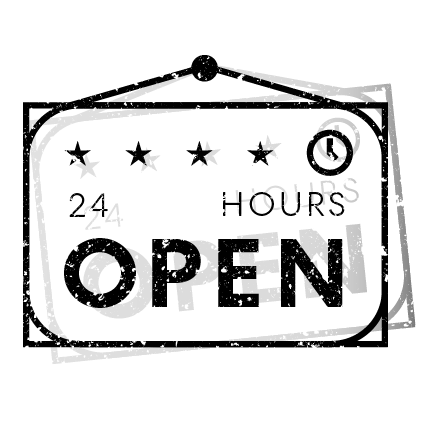 24 hour room service