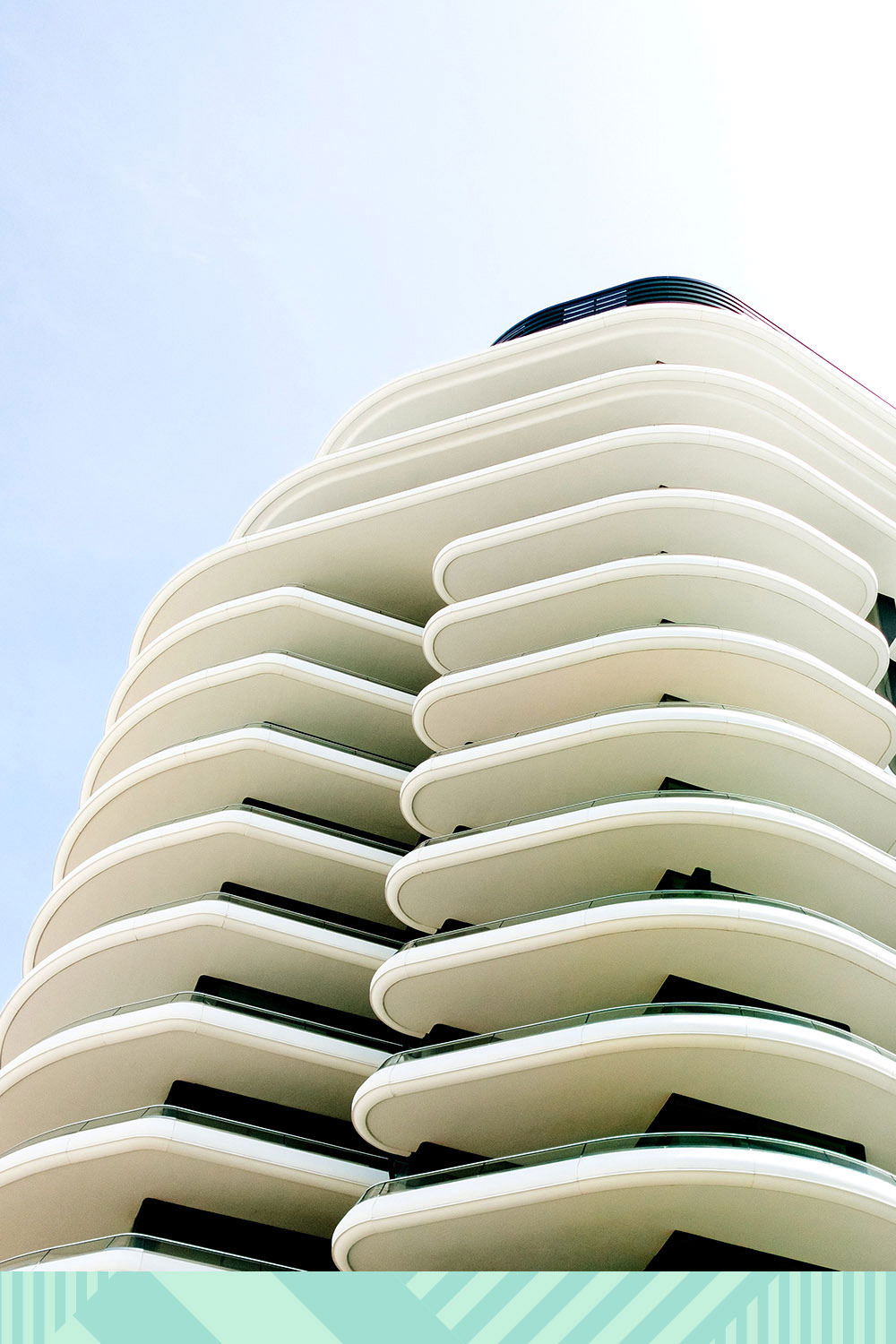 A shot of a building in Miami.