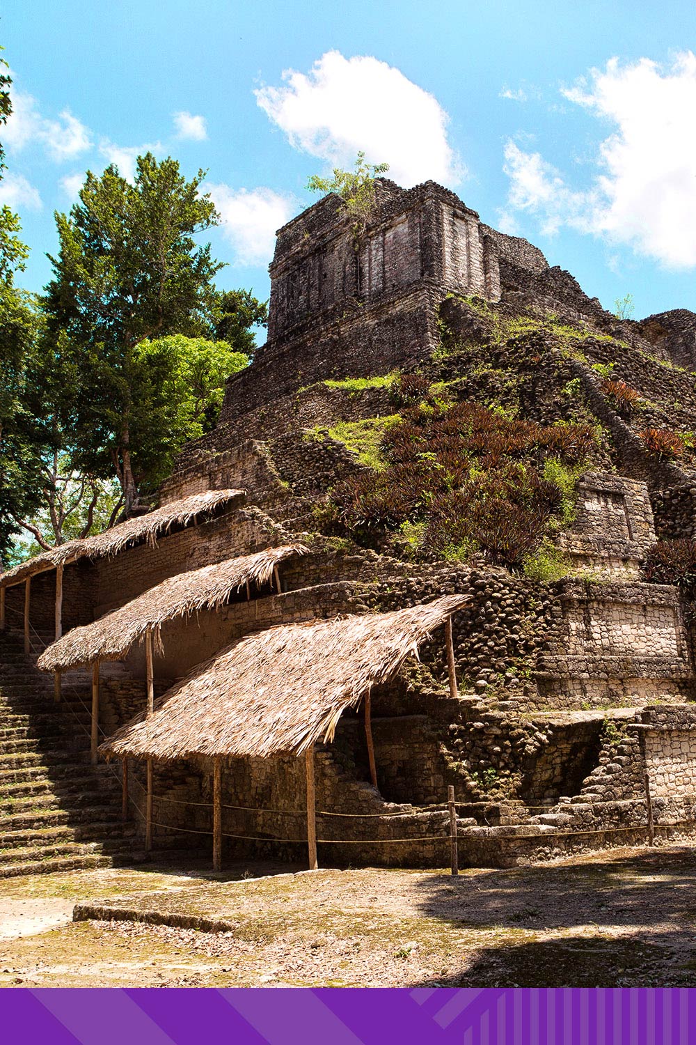 An image of the ancient ruins in Costa Maya.